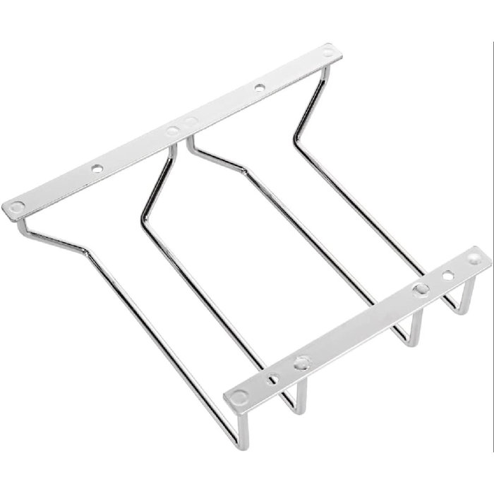 Everly Quinn Wine Glass Rack Under Wine Glass Holder, Hanging